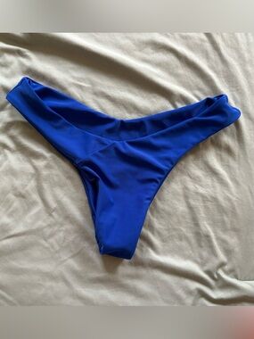 Blue bikini bottom